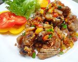 รูปขั้นตอนการทำที่ 4 ของ ไก่คั่วพริกเกลือ