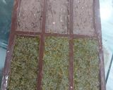 A picture of step 6 of Pista kunafa chocolate.