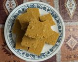 A picture of step 2 of Mysore pak.