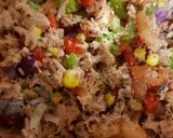 A picture of step 3 of My Tuna Pasta Bake with a Hint of Sweet Chilli. 😍#.