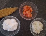 Pas rețetă Paste (spaghete) cu somon afumat și sos de smântână 3 fotografie