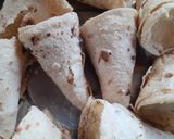 A picture of step 4 of Roti cone.