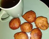A picture of step 4 of Puff puff with black tea.