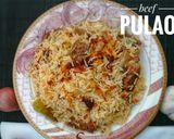 A picture of step 9 of Potli beef pulao.