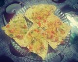 A picture of step 3 of Papad Masala.