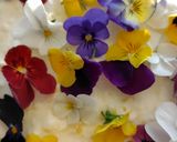 Une image de l'étape 2 de Cheesecake saignant à la violette.