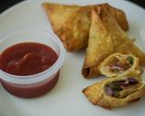 A picture of step 14 of Onion samosa / Irani samosa.