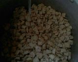 Foto del paso 6 de la receta: Caraotas blancas con carne de soya arroz blanco y plátano frito