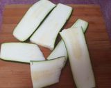 Pas rețetă Dovleceii și pui la grill cu salată mixtă 1 fotografie