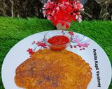 A picture of step 4 of Sattu Dosa.