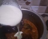 A picture of step 7 of Dhaba gosht.
