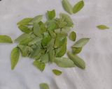 A picture of step 2 of Rice flour masala chapati.