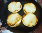 A picture of step 2 of Soya patty burger....full of protein.