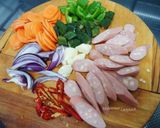 Foto langkah ke 1 dari resep Okra Sosis.