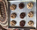 Foto langkah ke 5 dari resep Healthy Cookies : Banana Oatmeal Cookies (Original, Peanut Butter, Dark Chocolate).