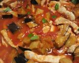 A picture of step 4 of Pollo alla Norma.