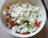 Aszpikos szivárvány szelet recept fázis 2 fotója