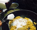 A picture of step 9 of Chana dal coconut barfi.