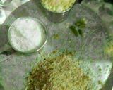 A picture of step 1 of Chocolate besan ladoo.