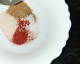 A picture of step 6 of Dahi Bhalla.