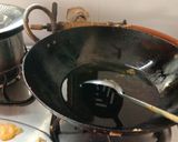 A picture of step 2 of Yellow besan sev.