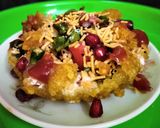 A picture of step 3 of Sabudana and pomegranate katori chaat.