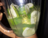 A picture of step 1 of Cucumber juice.