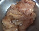 A picture of step 2 of Chicken Al kiev.