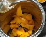 A picture of step 1 of Mango lassi.