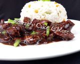 A picture of step 4 of Beef Teryaki sauce.