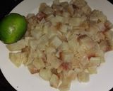 A picture of step 2 of Ceviche - Tilapia.