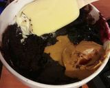 A picture of step 6 of Microwave fudgy brownie mug cake.