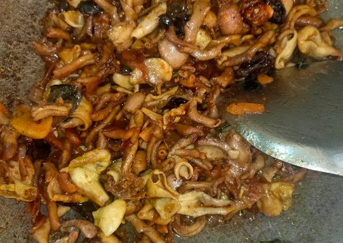 Langkah-langkah untuk membuat Cara membuat Usus Ayam Goreng Masak Kecap