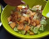 फलाहारी चटपटी फ्रूट चाट (falahari chatpati fruit chaat recipe in Hindi) रेसिपी चरण 4 फोटो