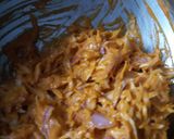 A picture of step 3 of Cabbage pakoda.