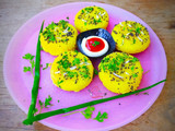 इन्स्टंट वाटी ढोकळा (dhokla recipe in marathi)