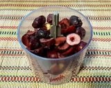 Φωτογραφία βήματος 1 της συνταγής 2️⃣9️⃣ Smoothie με κεράσια και ροδάκινο
