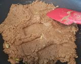 A picture of step 7 of Mohan Thaal (gram flour fudge).
