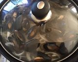 A picture of step 1 of California Farm Mussel Salad.