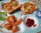 A picture of step 3 of Bread pizza.