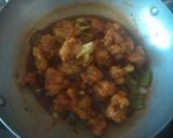 A picture of step 13 of Gobi Manchurian.