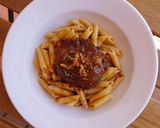 Foto del paso 14 de la receta: Macarrones "revolcones" con carrilleras guisadas en Oporto