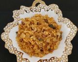 A picture of step 5 of Corn Flakes Chiwda.