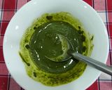 Hình bước làm 1 của món Matcha đá xay