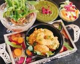 A picture of step 1 of Sabudana vada sabakki vada.