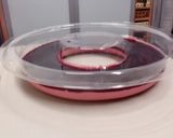 Foto del paso 3 de la receta: Corona de mousse de chocolate con leche, mousse de frambuesa y mermelada de arándanos