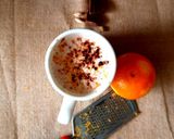 A picture of step 2 of Orange cardamom hot chocolate.
