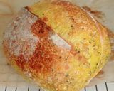 Foto langkah ke 20 dari resep Kunyit Jinten Hitam Italian Herbs Cheese Sourdough Bread.