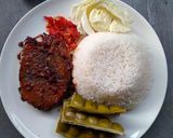 Foto langkah ke 2 dari resep #Nasi ikan tuna panggang.