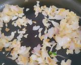 A picture of step 5 of Green Amarnath Sabji.